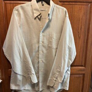 Geoffrey Beene Mens Long sleeve light Tan textured shirt Size XXL